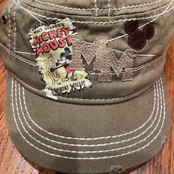 Disney Parks Steamboat Willie Distressed Hat With Tags